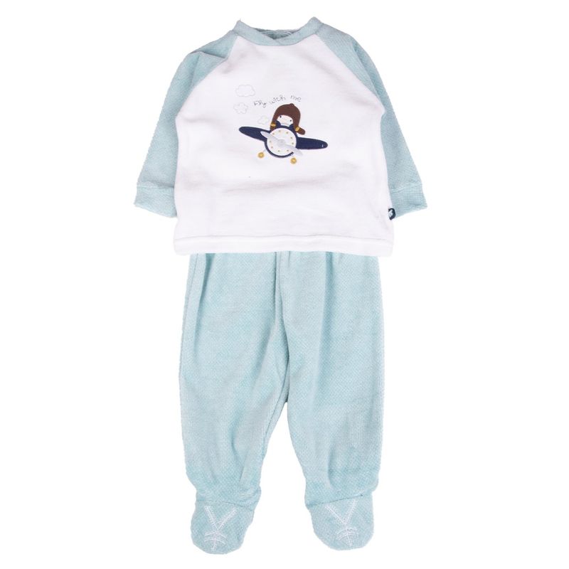 PILLIN - Conjunto Bebe  Verde Pillin  PVB313-25PET  - Verde