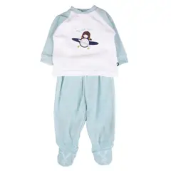 PILLIN - Conjunto Bebe Verde PVB313-25PET - Verde