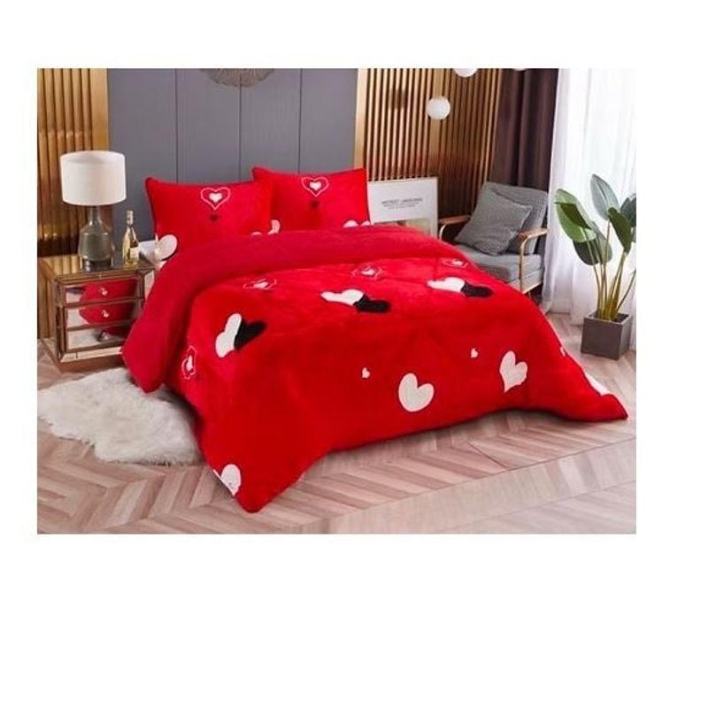 GENERICO - Cobertor de Invierno Plush con chiporro 1,5 Plazas