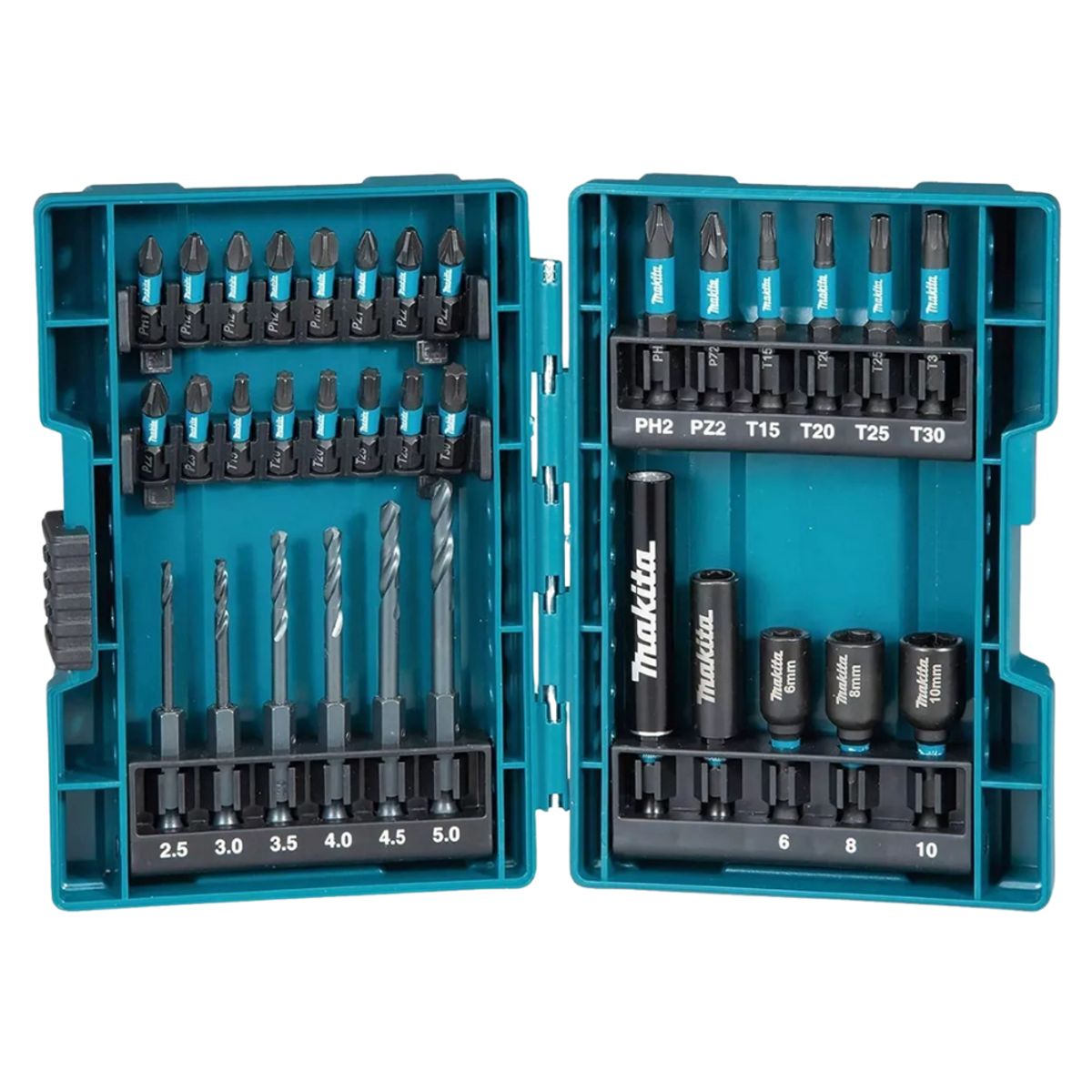 MAKITA - Set De Puntas Y Brocas Impact Black 33 piezas Makita B-66896