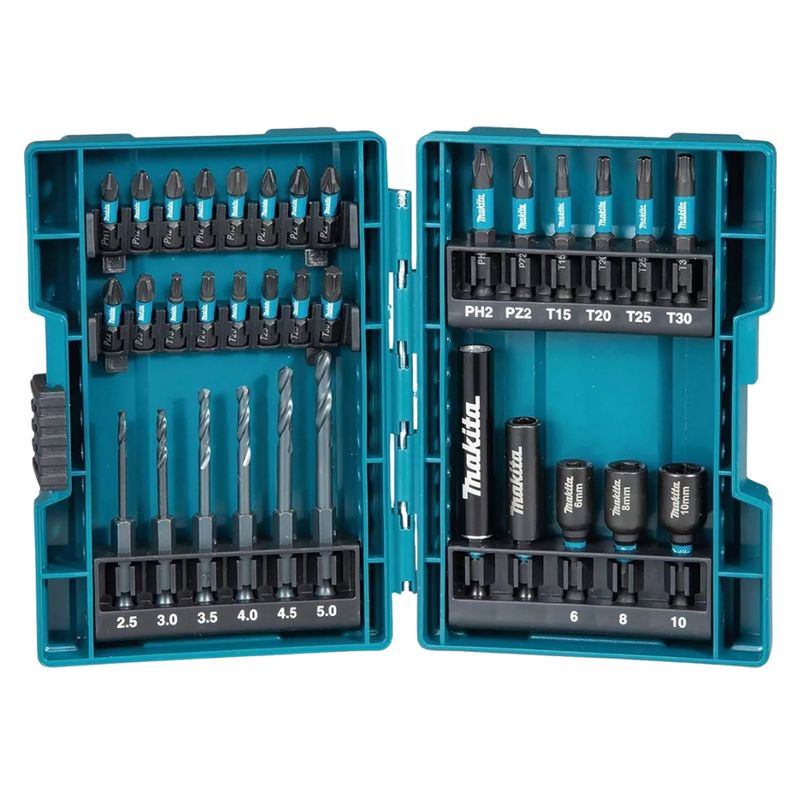 MAKITA - Set De Puntas Y Brocas Impact Black 33 piezas Makita B-66896