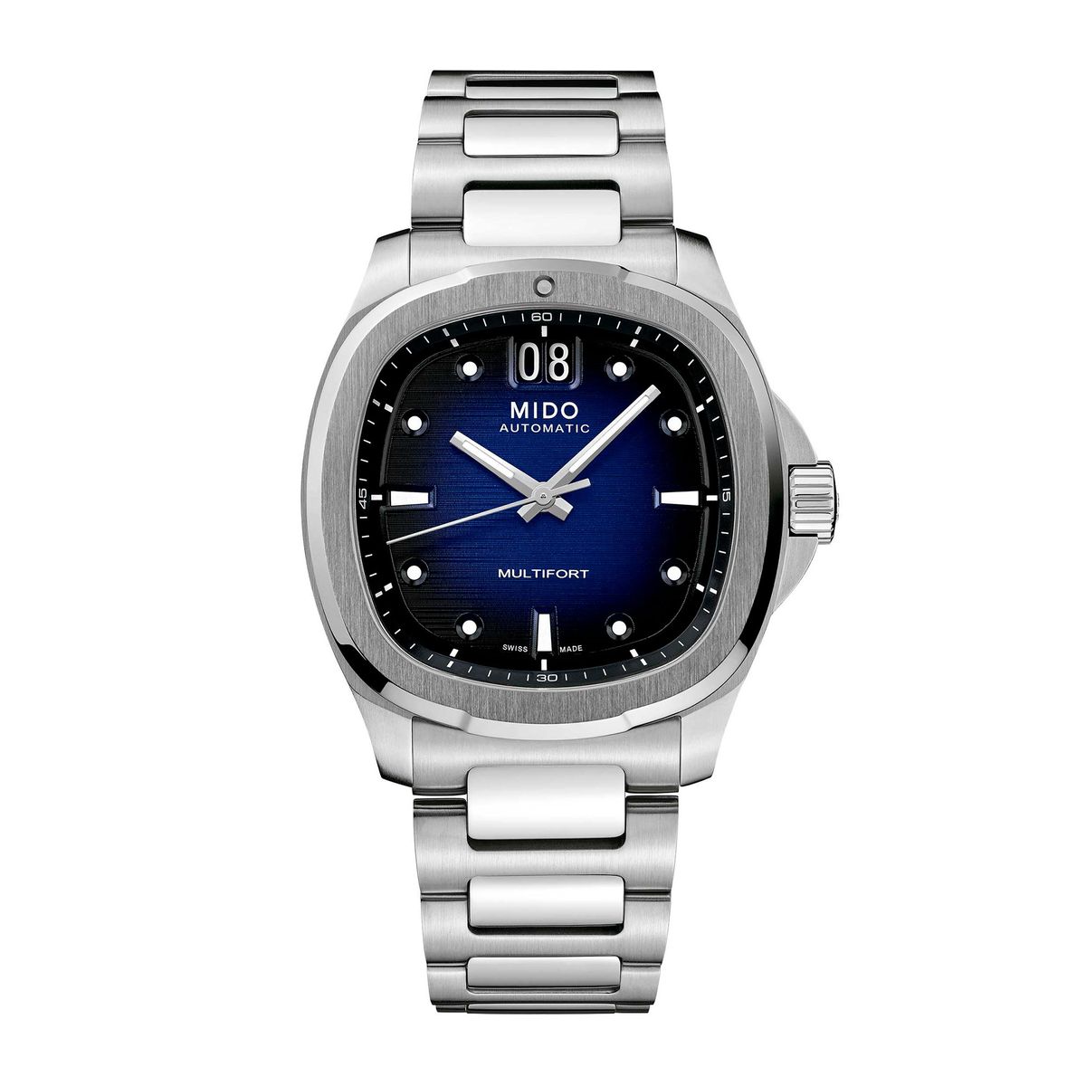 MIDO - Reloj Mido Multifort TV Big Date Acero Azul