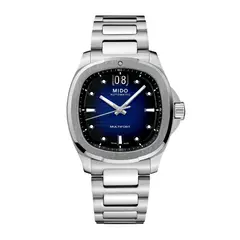 MIDO - Reloj Multifort TV Big Date Acero Azul