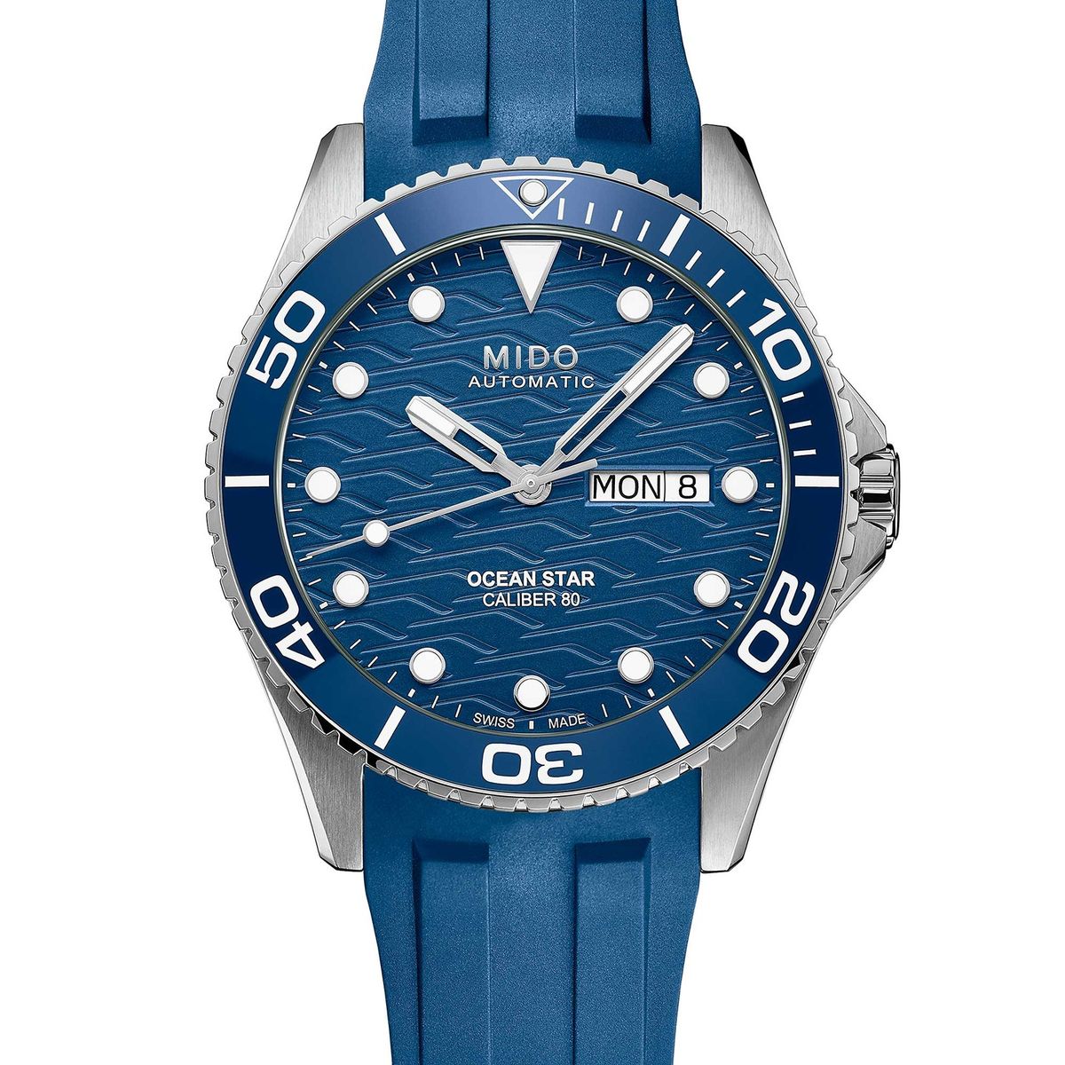 MIDO - Reloj Mido Ocean Star 200 C Silicona Azul