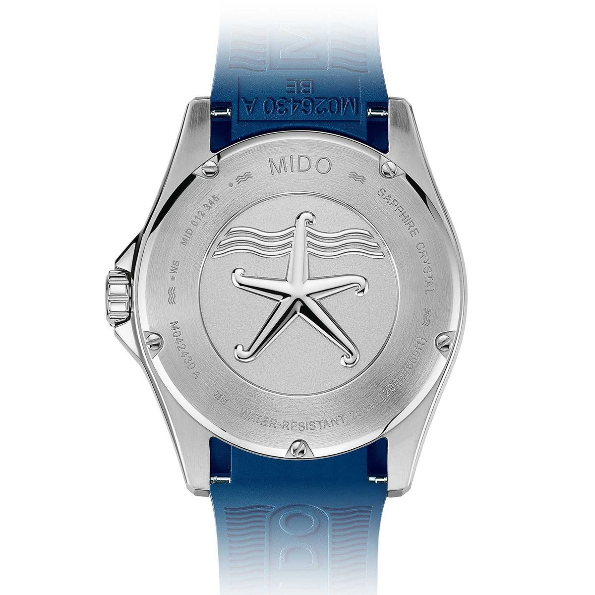 MIDO - Reloj Mido Ocean Star 200 C Silicona Azul