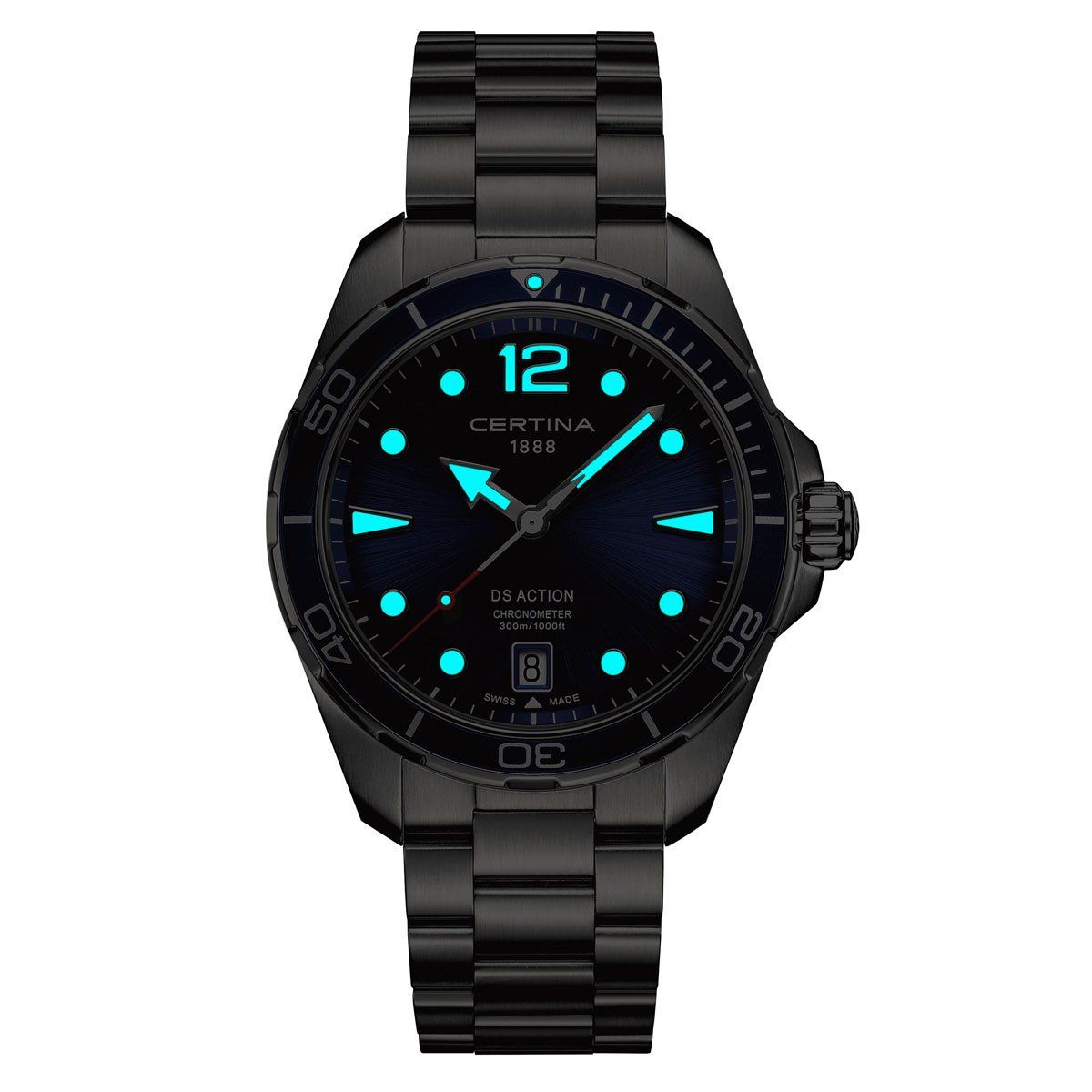 CERTINA - Reloj Certina DS Action Acero Azul 43mm