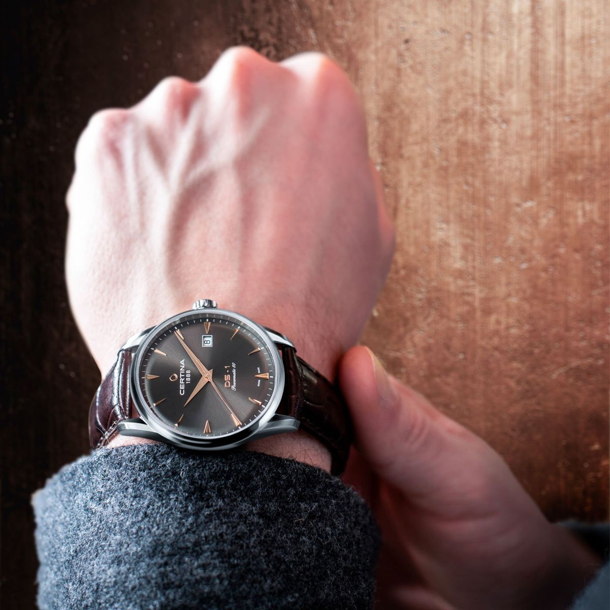CERTINA - Reloj Certina DS-1 Cuero Marrón