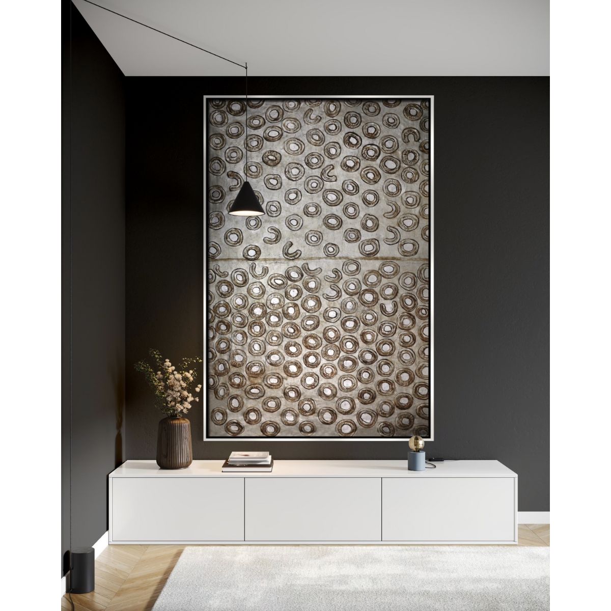 GENERICO - Cuadro decorativo abstracto 120 x 180