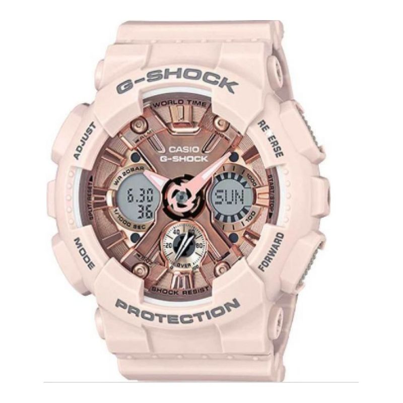 CASIO - Reloj G-Shock  GMA-S120MF-4ADR rosado mujer