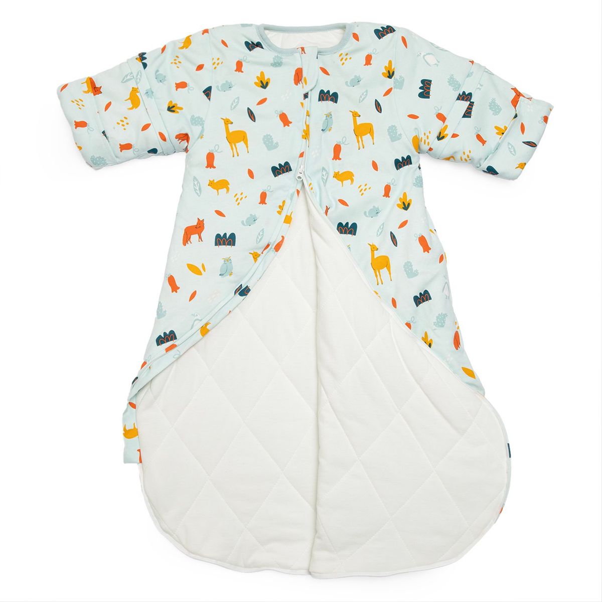 TU SAQUITO - Saco de dormir bebé  TOG 2.5 gota mangas – Menta - Saquito de dormir seguro y cómodo