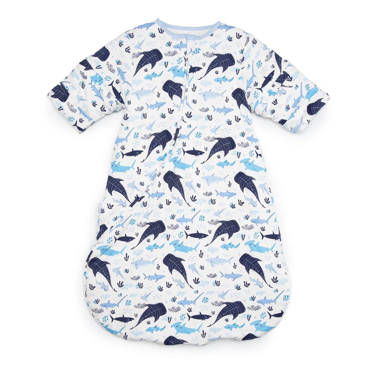 TU SAQUITO - Saco de dormir bebé  TOG 2.5 gota mangas – Oceano - Saquito de dormir seguro y cómodo