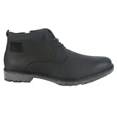 FERRACINI - Botin Hombre Negro Casual 9949