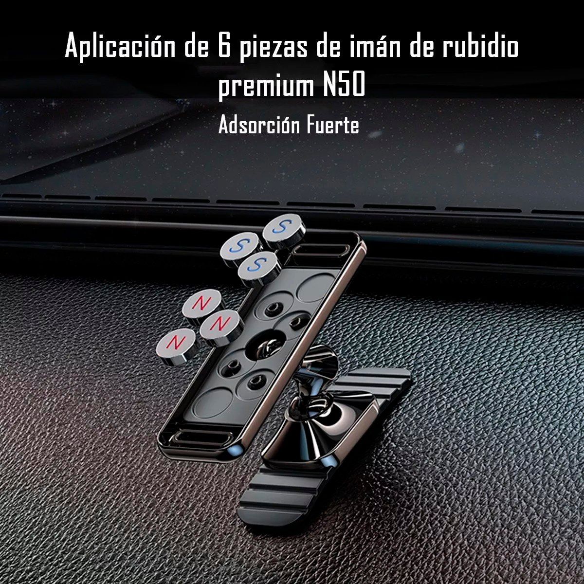 YESIDO - Soporte Holder Porta Celular Magnetico Premium Yesido C150