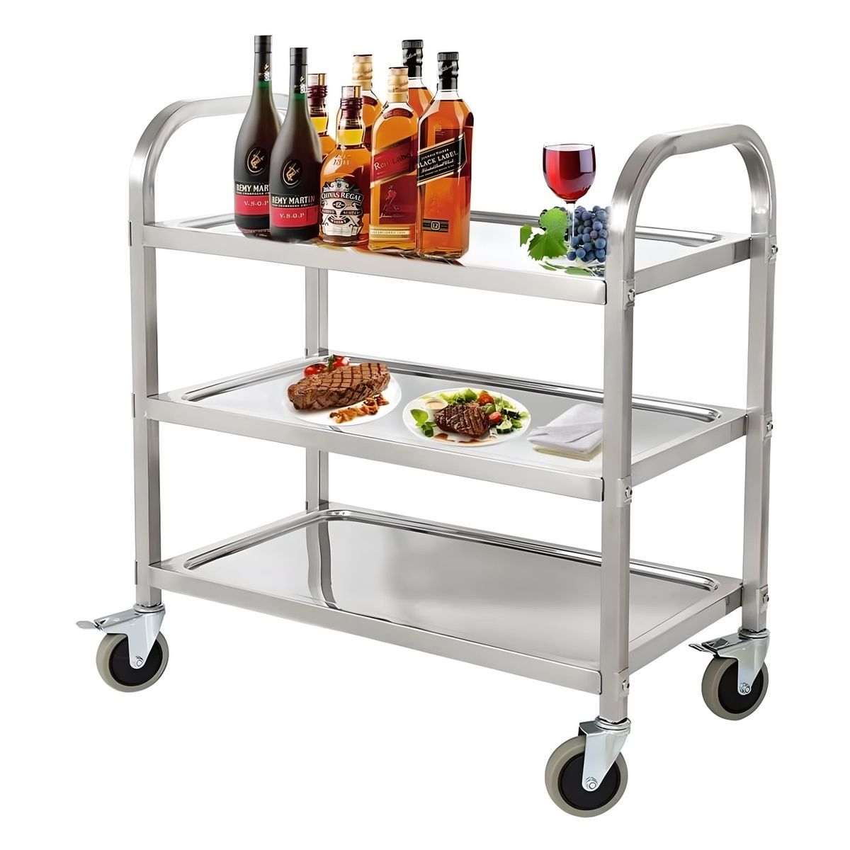 PROCHEF - Carro de Apoyo 85x45x90 Cm. Acero Inoxidable