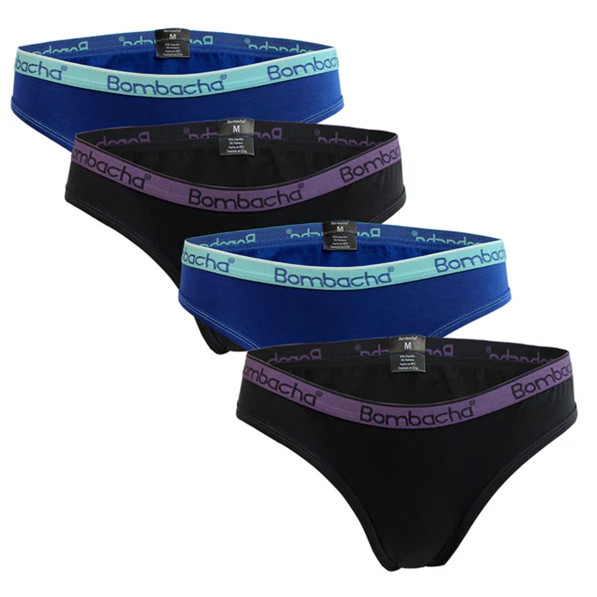 BOMBACHA - 4 Pack Clalzón Culotte algodón clásico