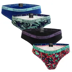 BOMBACHA - 4 Pack Clalzón Culotte algodón mixto