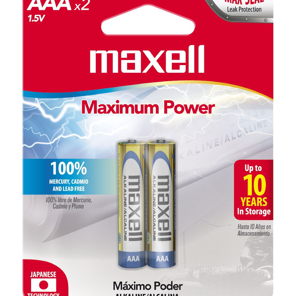 MAXELL - Pack 24 Pilas Alcalinas Aaa Blister 2 Uds.