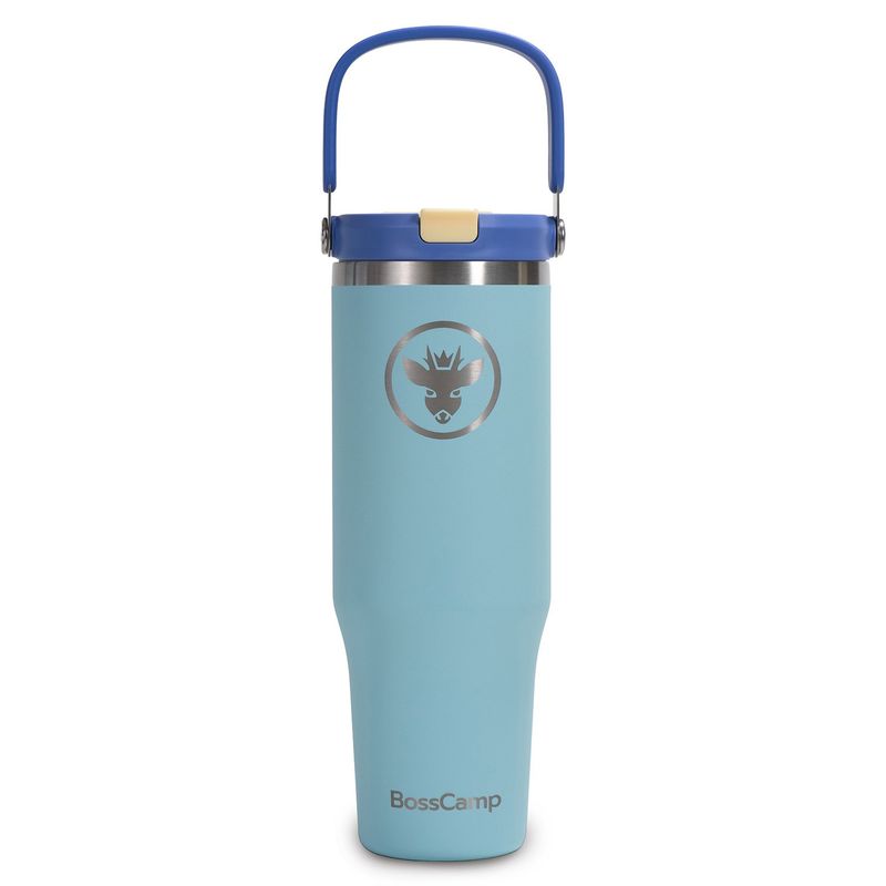 BOSSCAMP - Vaso Termico Mug Termo BossCamp 1200ml Tapa 2 en 1 Cielo