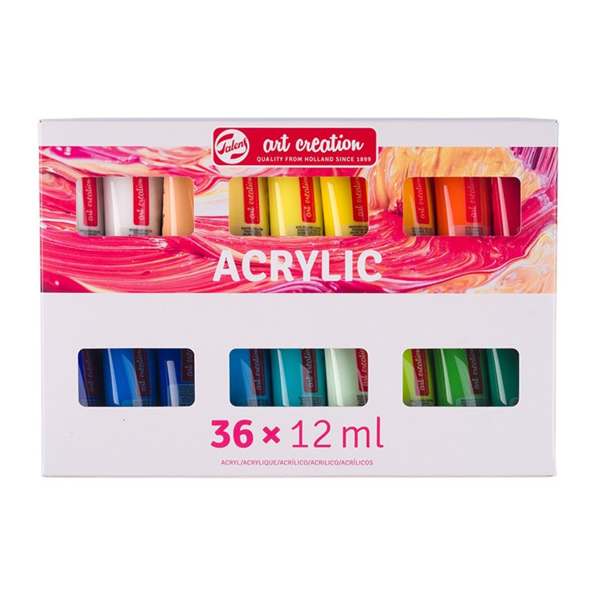 ART CREATION - Acrílicos Art Creation Set 36 Colores 12ml