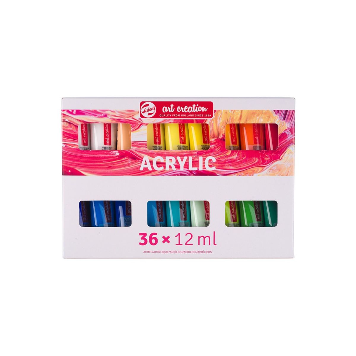 ART CREATION - Acrílicos Art Creation Set 36 Colores 12ml