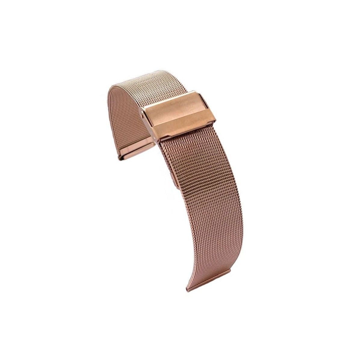 GENERICO - Correas Reloj Diloy Malla Milanesa Acero 18 mm