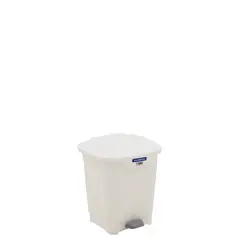 TRAMONTINA - Basurero T-Force en Polipropileno Blanco 15 L