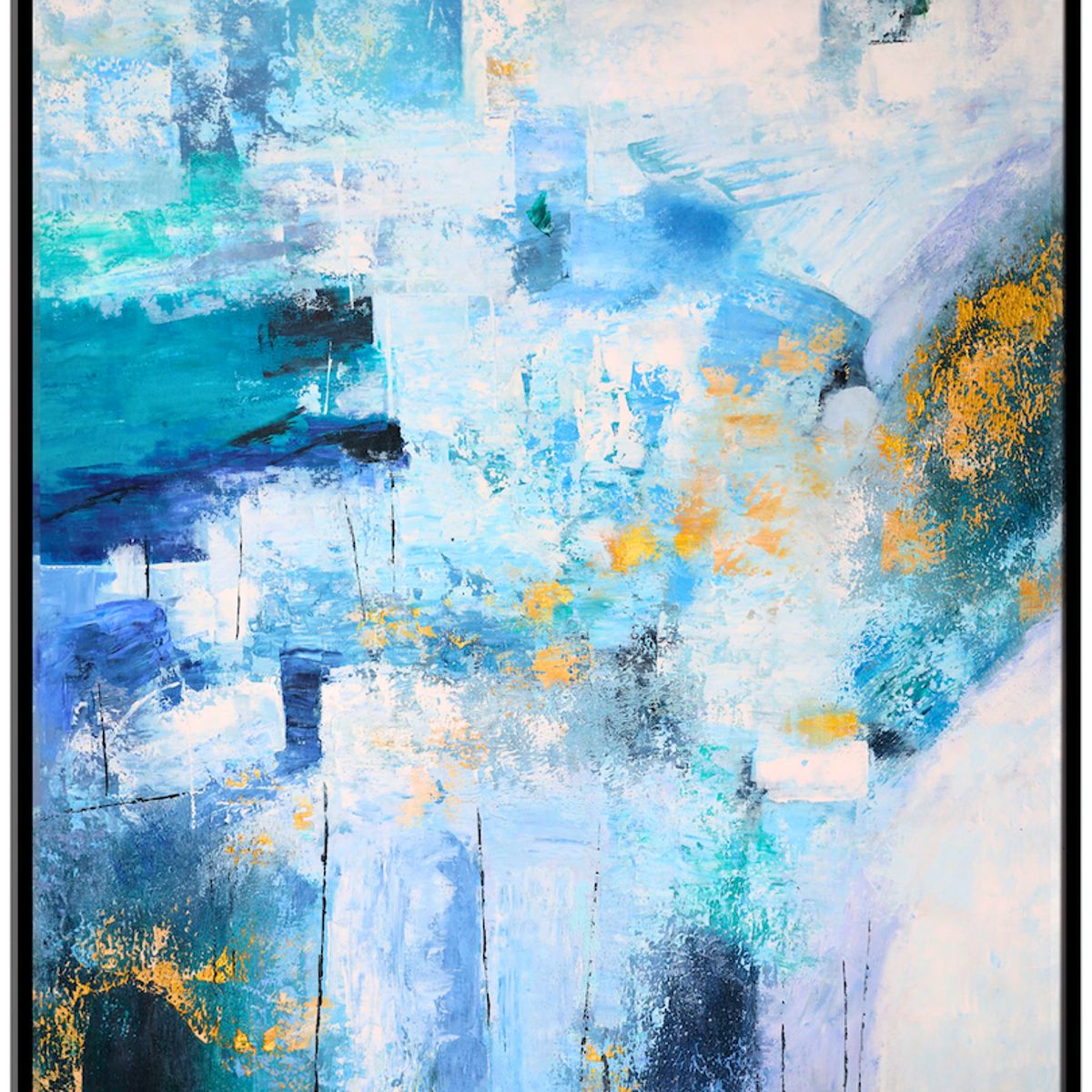 GENERICO - Cuadro decorativo abstracto 120 x 150