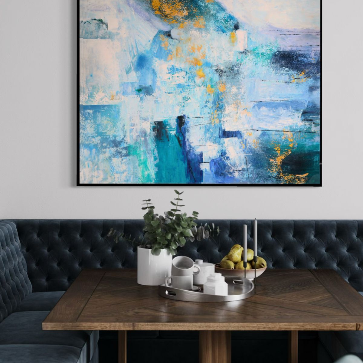 GENERICO - Cuadro decorativo abstracto 120 x 150