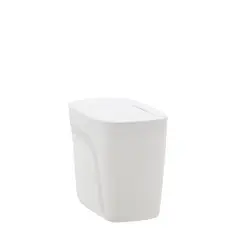 TRAMONTINA - Lixeira Compact em Polipropileno Branco com Tampa Basculante 6,5 L