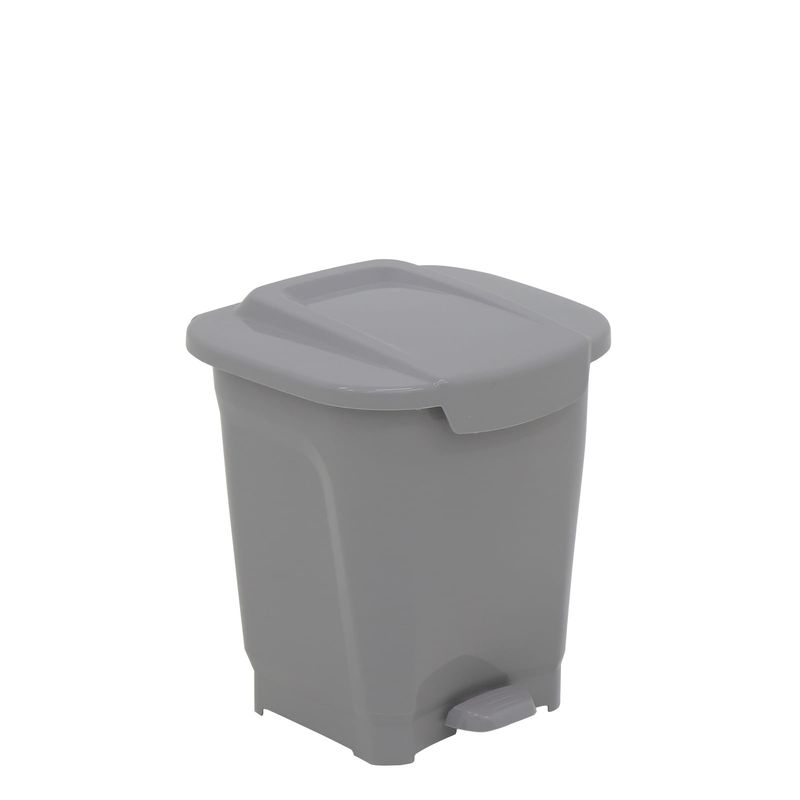 TRAMONTINA - Basurero Tramontina T-Force en Polipropileno Gris 15 L
