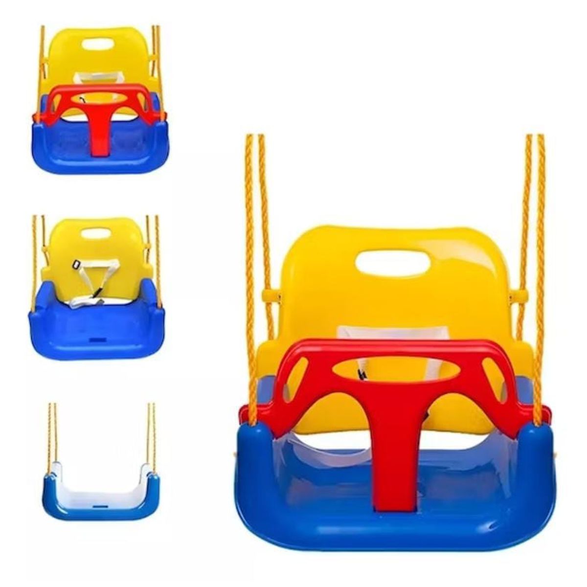 GENERICO - Asiento Columpio 4 En 1 Ajustable Portátil Niños Bebé