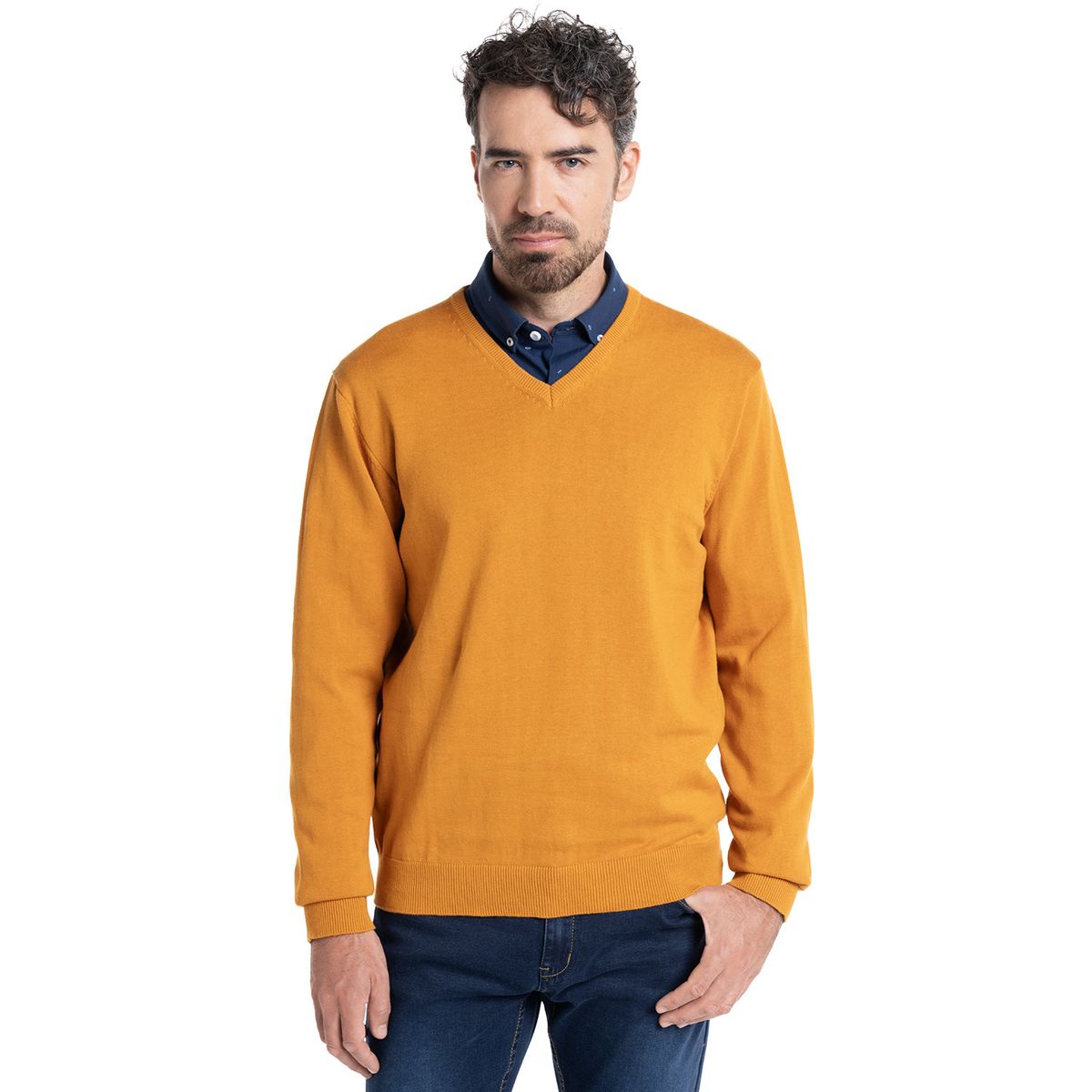 TRUVAL - SWEATER CUELLO V TRUVAL