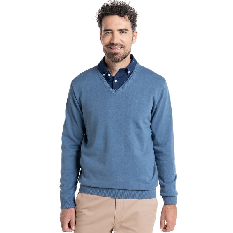 TRUVAL - SWEATER CUELLO V TRUVAL