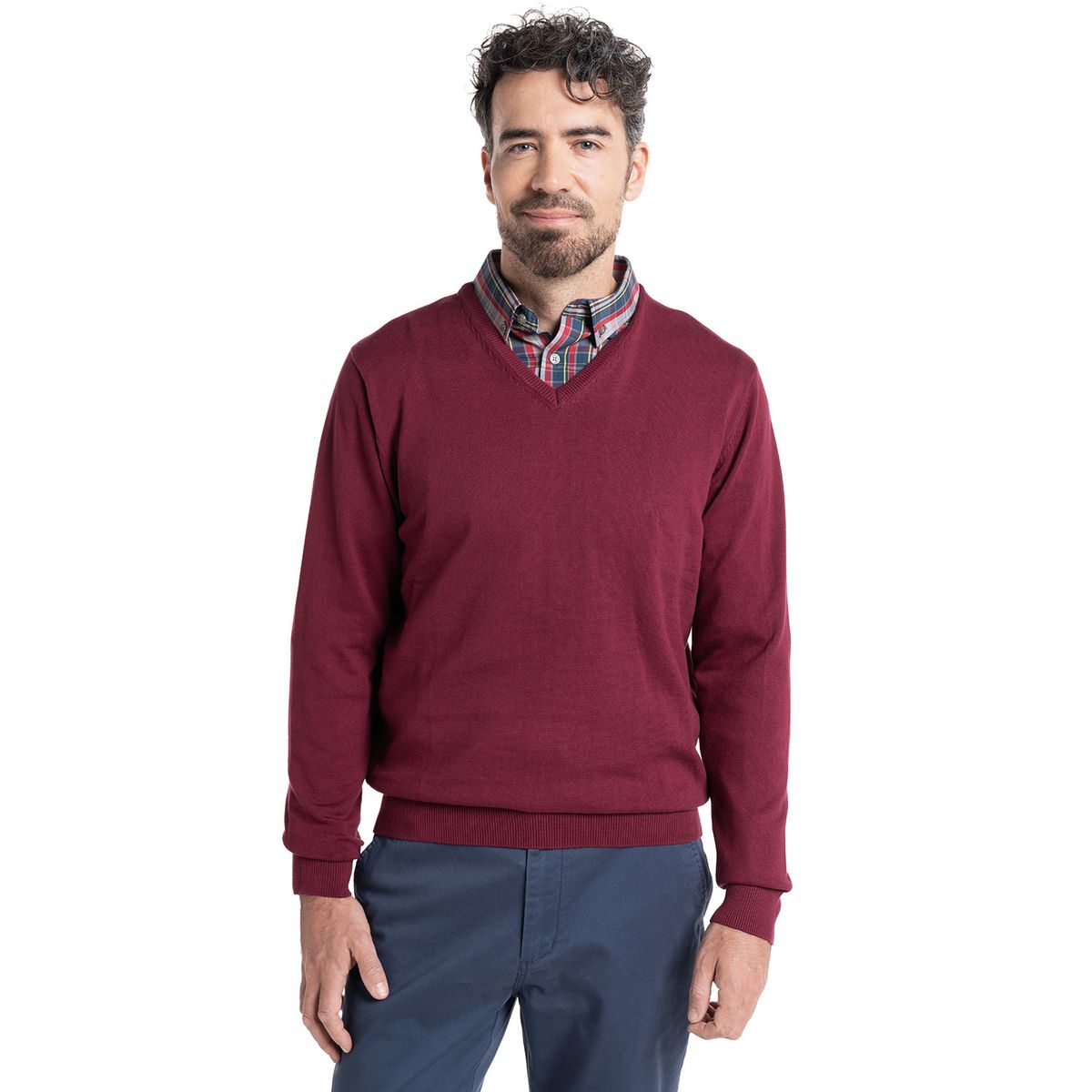 TRUVAL - SWEATER CUELLO V TRUVAL