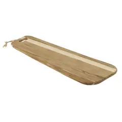TRAMONTINA - Tablero para antipasto Provence en madera de teca FSC 48x19,5 cm con acabado en aceite mineral