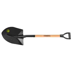 TRAMONTINA - Pala Punta Huevo con Mango Madera 71x26 Cm Empuñadura Recta