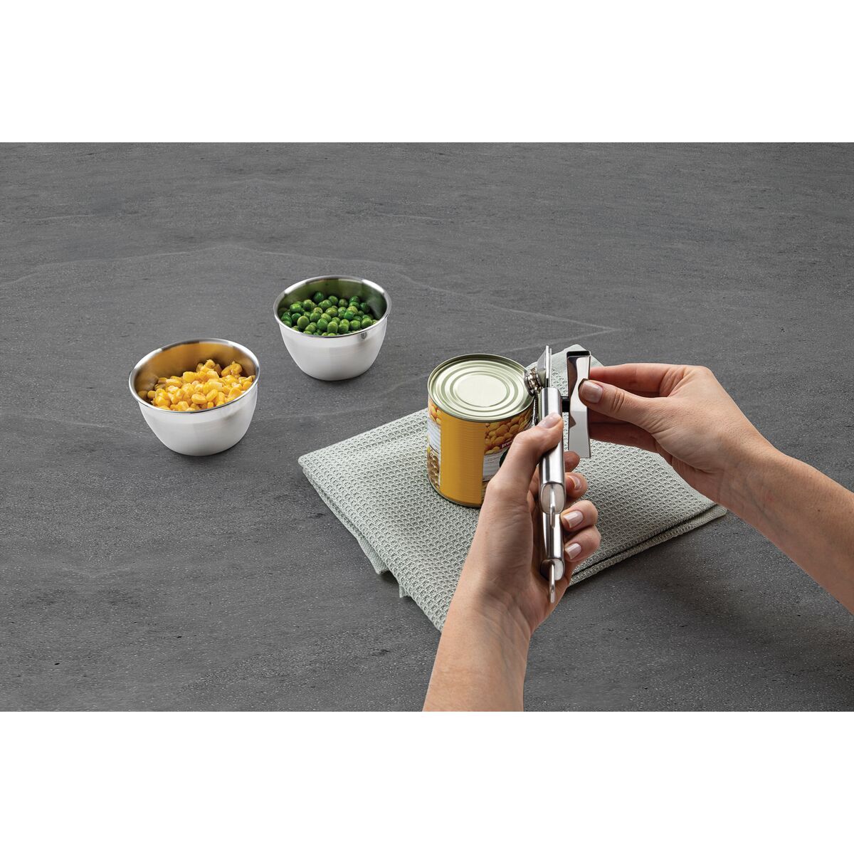 TRAMONTINA - Abrelatas Tramontina Marffim de acero inoxidable Tramontina