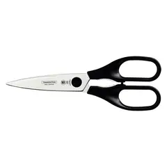 TRAMONTINA - Tijera Multiuso Supercort con Lámina Acero Inoxidable y Mango de Polipropileno Negro 8"