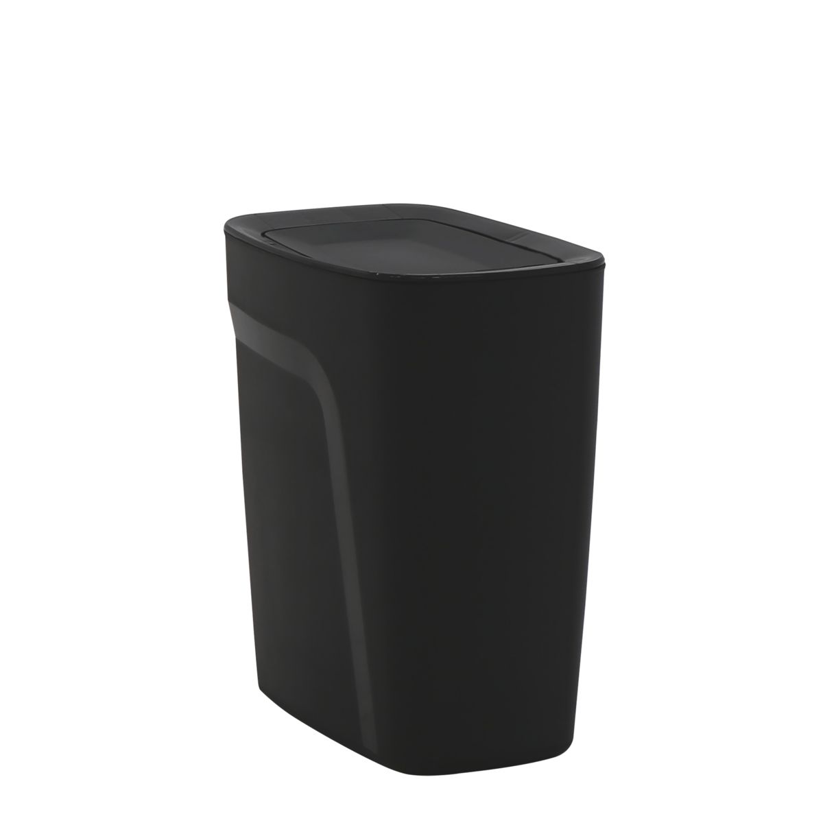 TRAMONTINA - Basurero Tramontina Compact 8,5L de Polipropileno Negro