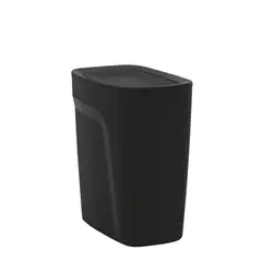 TRAMONTINA - Basurero Compact 8,5L de Polipropileno Negro