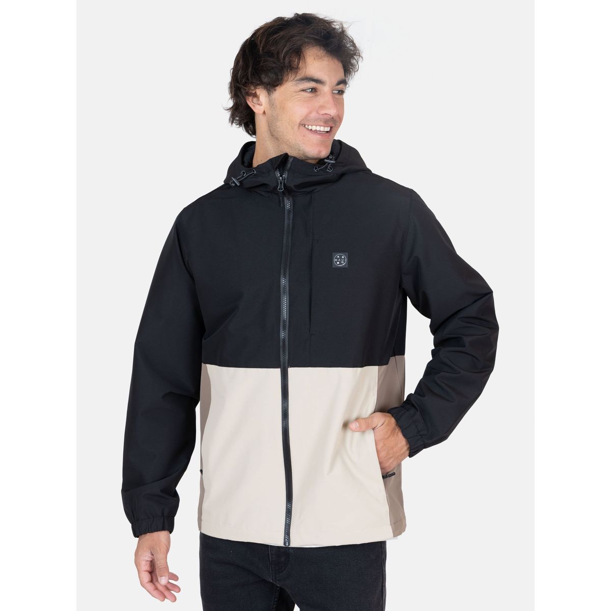 MAUI AND SONS - Cortaviento Salty Negro Hombre Maui And Sons - Negro