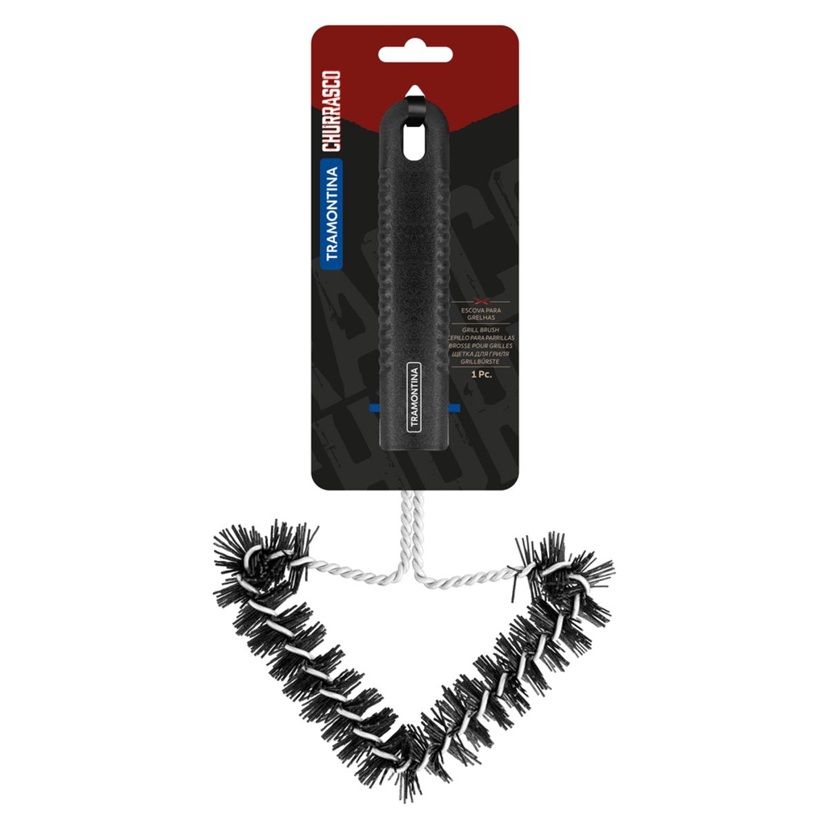 TRAMONTINA - Cepillo para Limpiar Tramontina Churrasco con Cerdas de Nylon
