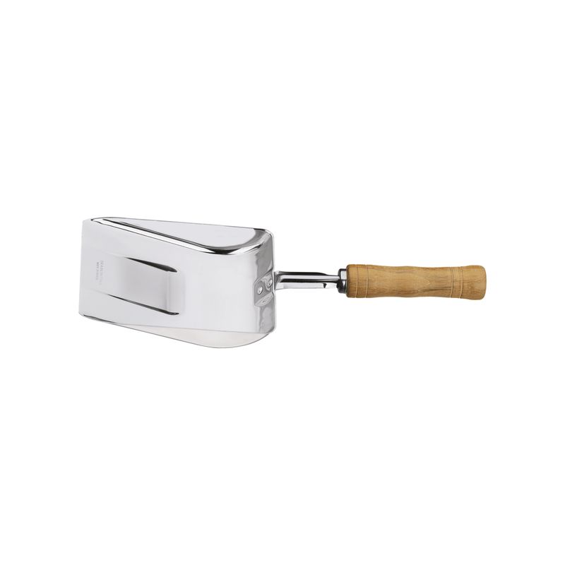 TRAMONTINA - Pala para Cenizas Tramontina Churrasco con Lámina de Acero Inoxidable y Mango de Madera 37 cm