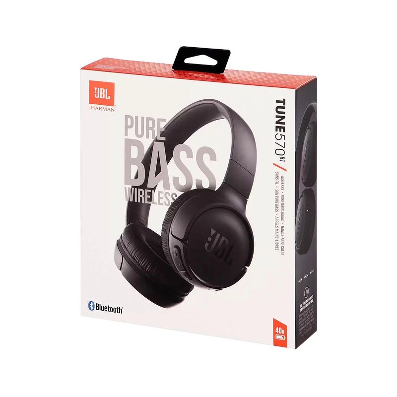 JBL - Audífono Inalambrico JBL Tune 570BT On-Ear Negro