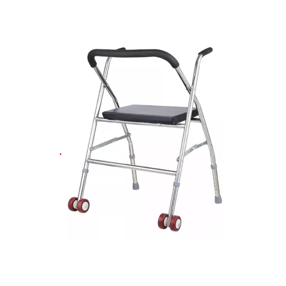 GENERICO - Andador Burrito Plegable Para Adulto Mayor Reforzado 2 Rueda