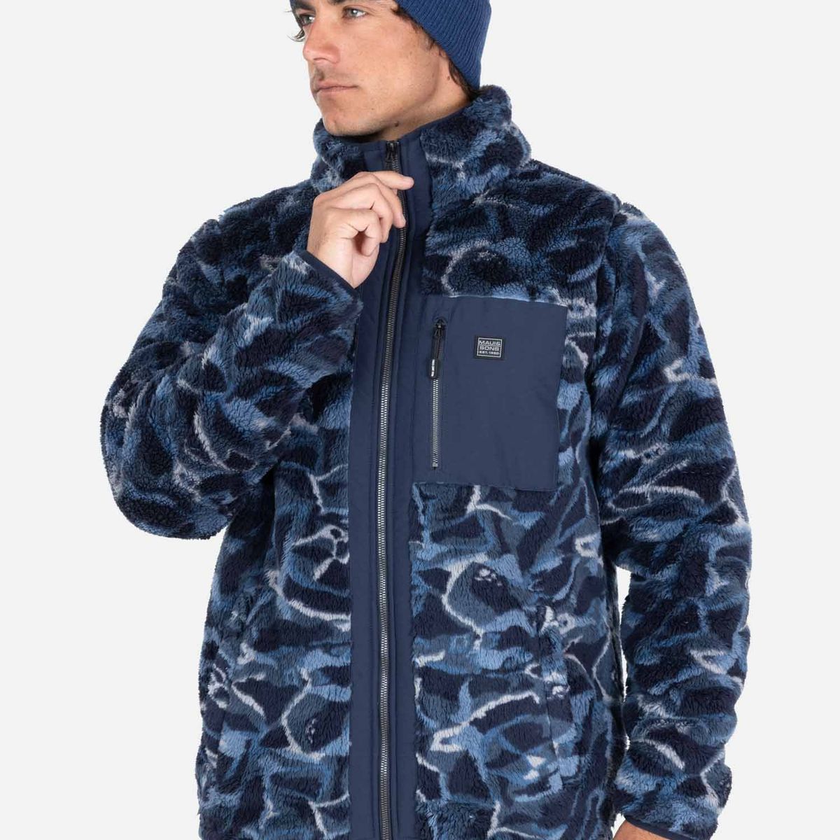 MAUI AND SONS - Poleron Chiporro Ocean Multicolor Hombre Maui And Sons - Multicolor