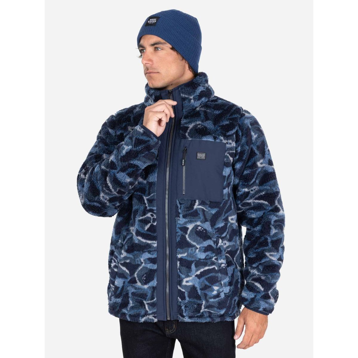 MAUI AND SONS - Poleron Chiporro Ocean Multicolor Hombre Maui And Sons - Multicolor