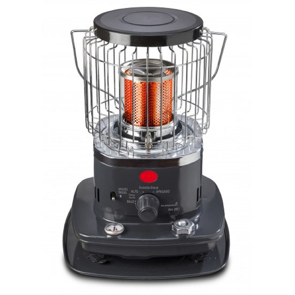 SUMOHEAT - Estufa parafina mecha SH-77 Negro 2,93 Kw