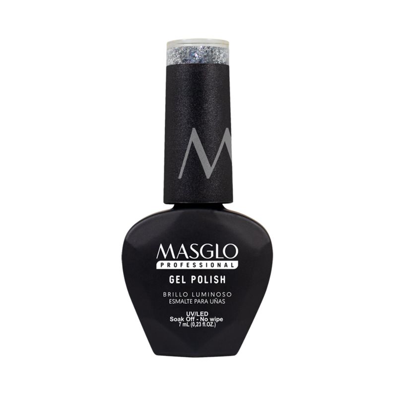 MASGLO - Esmalte Semi-Permanente Gel Polish Brillo Luminoso 7ml. Masglo