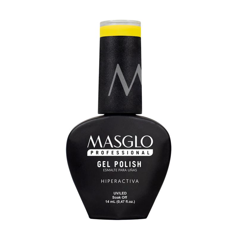 MASGLO - Esmalte Semi-Permanente Gel Polish Hiperactiva 14ml. Masglo